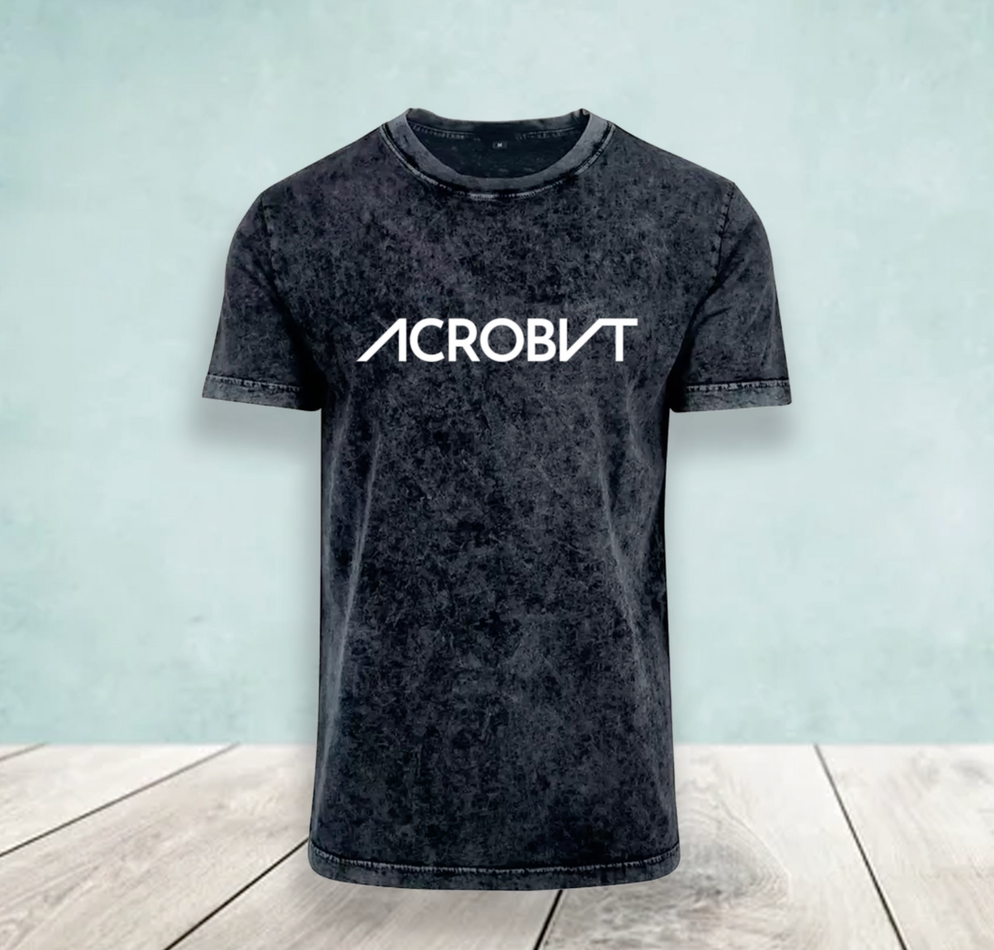 Acid Wash Logo Tee